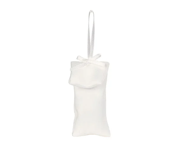 Cupido&Co. Portaconfetti Raso Bianco da Appendere 35 x 75 Mm 12 Pz
