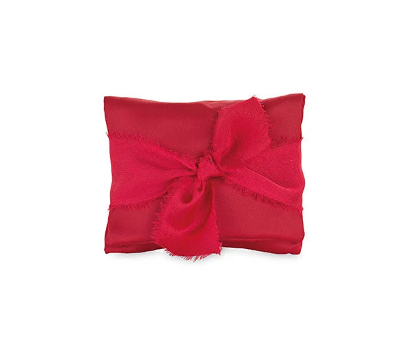 Cupido&Co. Portaconfetti Raso con Nastro 110 x 90 Mm Rosso 12 Pz