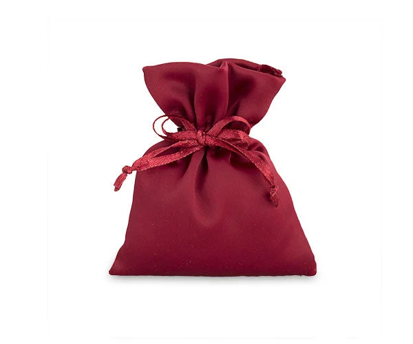 Cupido&Co. Portaconfetti Sacchetto Raso 80 x 100 Mm Bordeaux 12 Pz