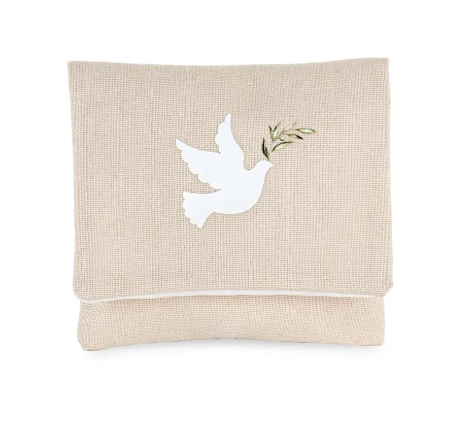 Cupido&Co. Bustina Portaconfetti Cresima 95 x 95 Mm Beige 12 Pz