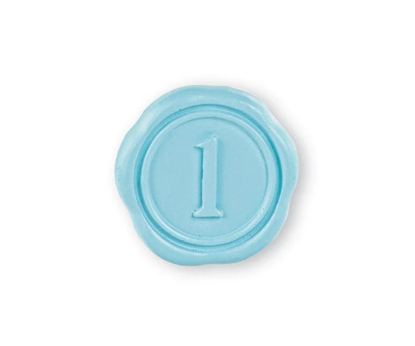 Cupido&Co. Ceralacca Azzurra N 1 Adesivo 24 Pz