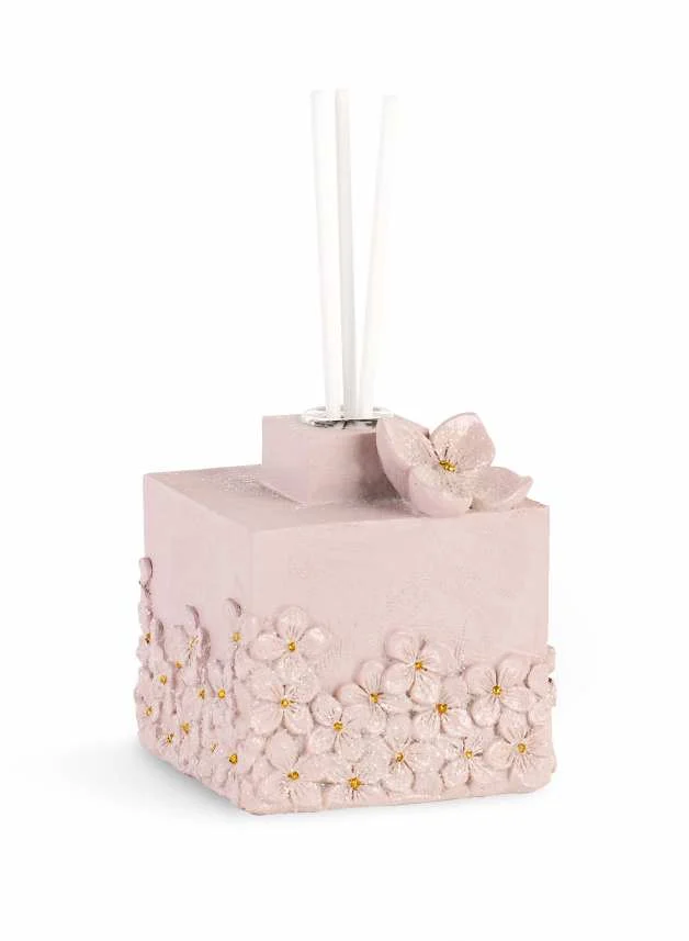 Cupido&Co. Diffusore Profumatore con Fiori 70 x 80 Mm Cipria con Scatola