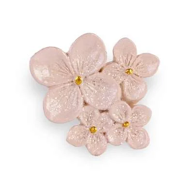 Cupido&Co. Magnete Fiori D 50 Mm Cipria Glitterato 12 Pz