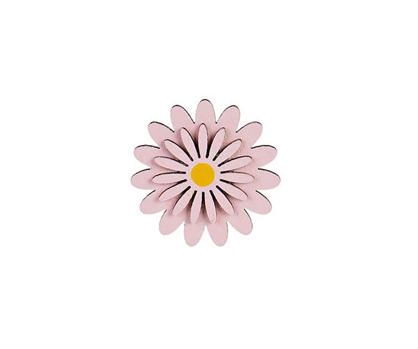 Cupido&Co. Set 12 Fiorellini Rosa con Adesivo D 32 Mm
