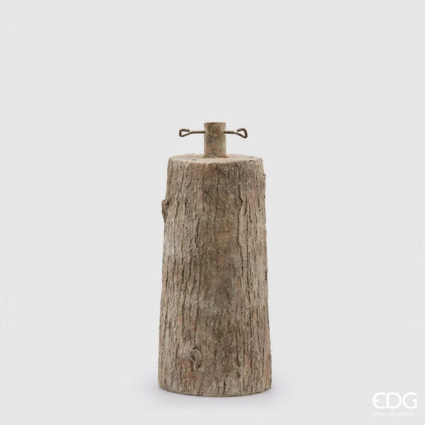 EDG Enzo De Gasperi Base per Albero Natale Tronco per Pino H 45 Cm D 22 Cm 9 Kg Natural