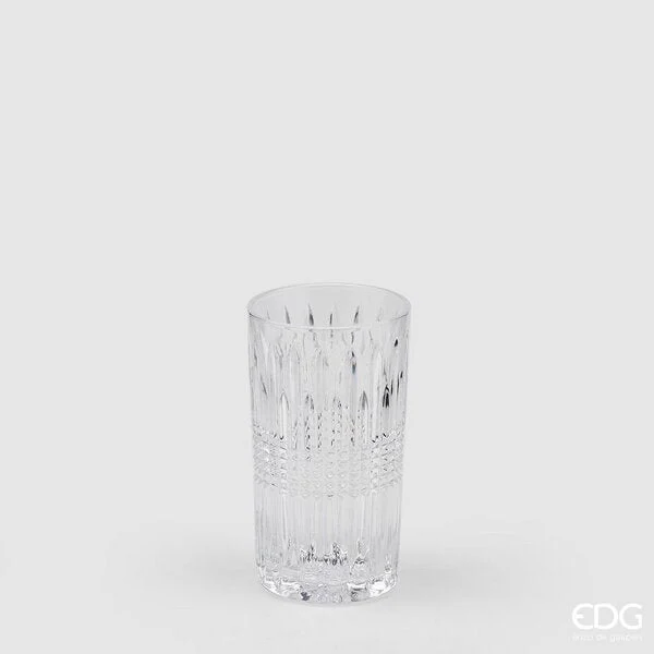 EDG Enzo De Gasperi Bicchiere Righe H 14 Cm D 8 Cm 6PZ