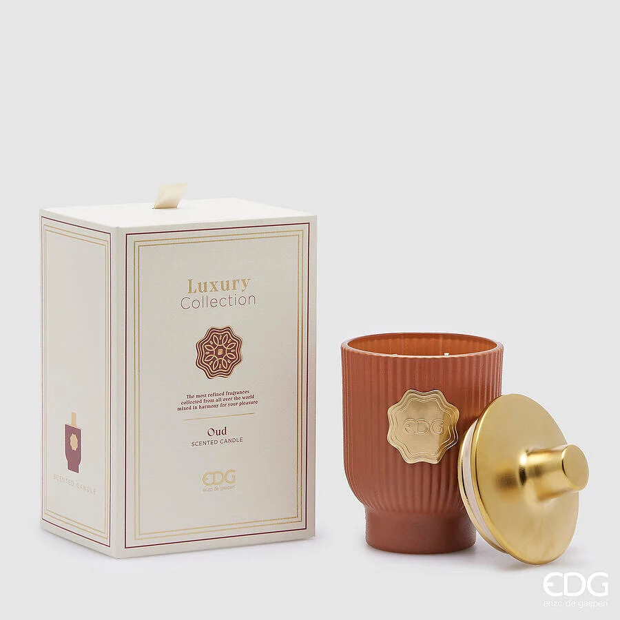 EDG Enzo De Gasperi Candela Luxury H 16 Cm D 10 Cm Oud