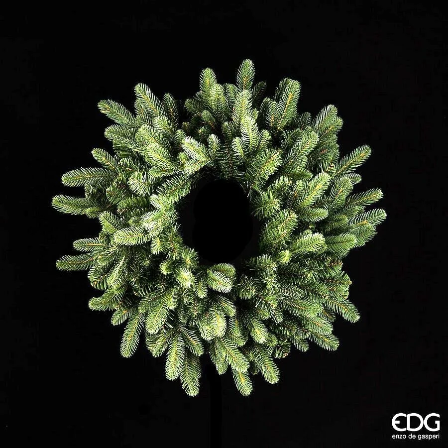 EDG Enzo De Gasperi Corona Natale Merano D 60 Cm 150 Tips Green