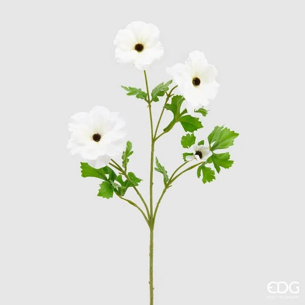 EDG Enzo De Gasperi Cosmos Rex  4 Rami H 65 Cm Bianco