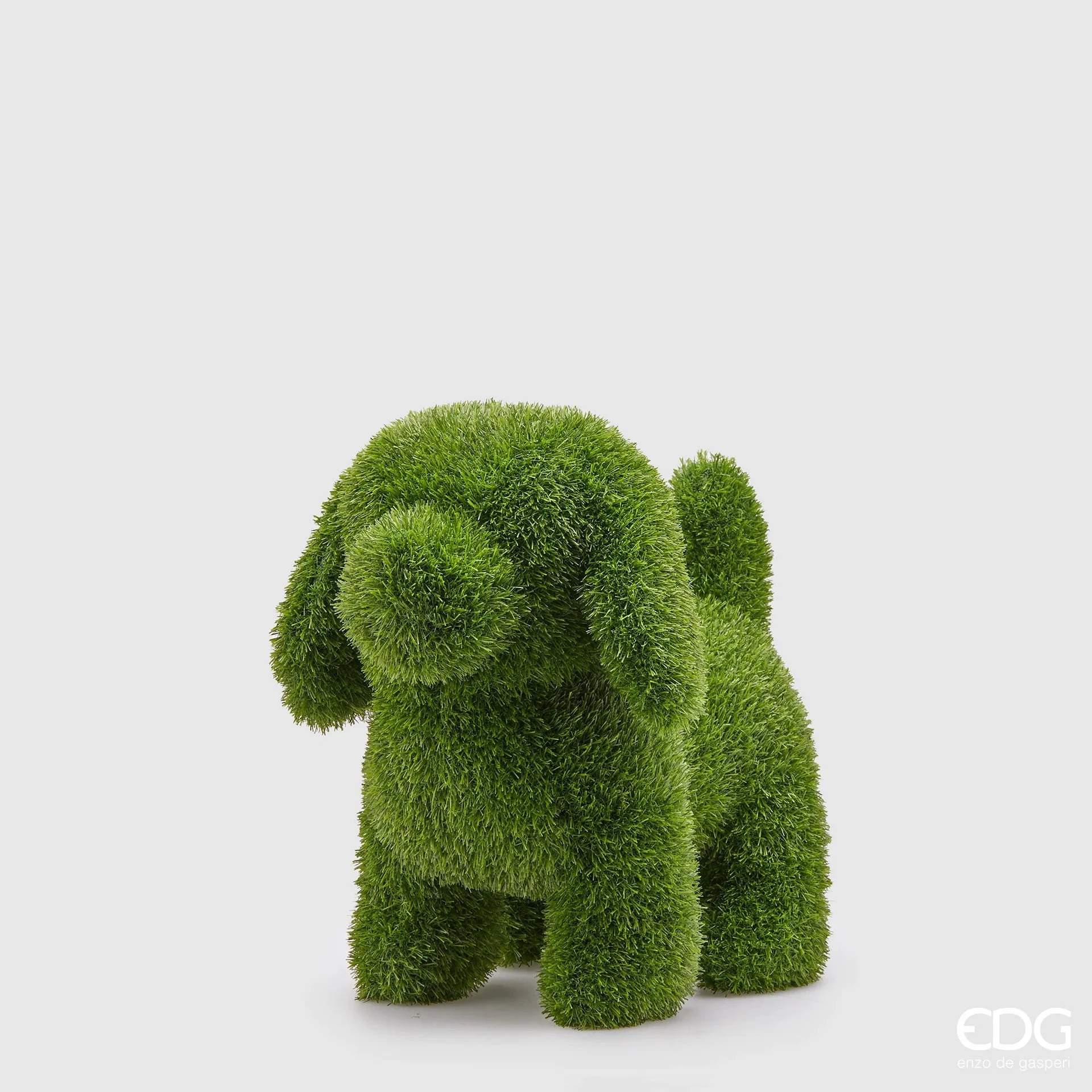 EDG Enzo De Gasperi Decoro Erba Cane H 48 Cm L 30 Cm L 50 Cm Green Verde
