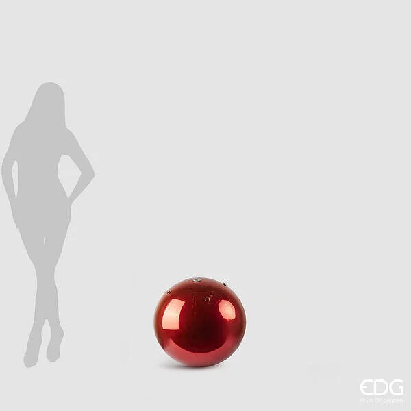 EDG Enzo De Gasperi Decoro Mirror Palla D 50 Cm Red