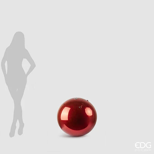 EDG Enzo De Gasperi Decoro Mirror Palla D 60 Cm Red