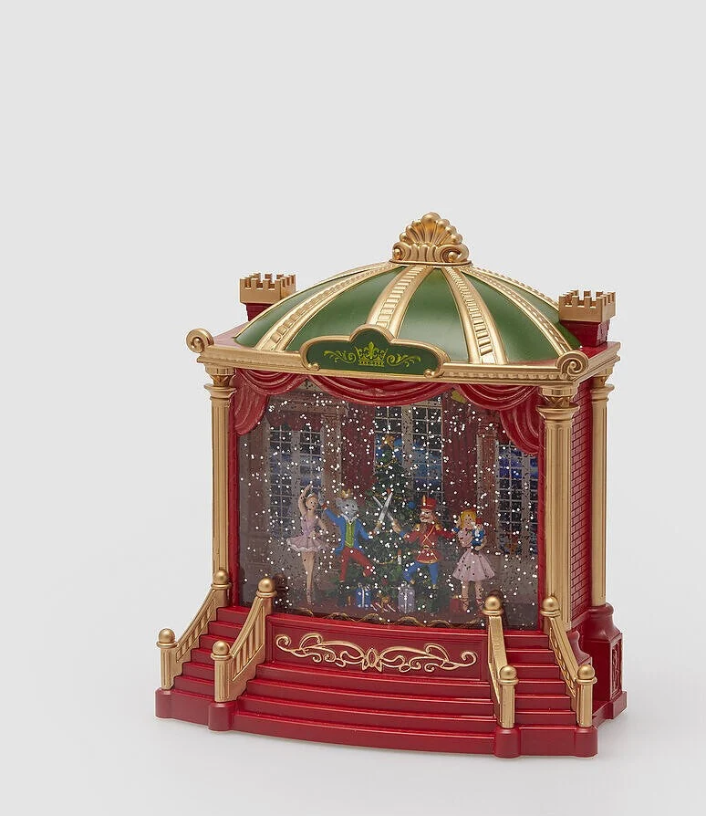 EDG Enzo De Gasperi Decoro Natale Reggia H 23 Cm L 22 Cm L 10 Cm Musica Led Multicolor
