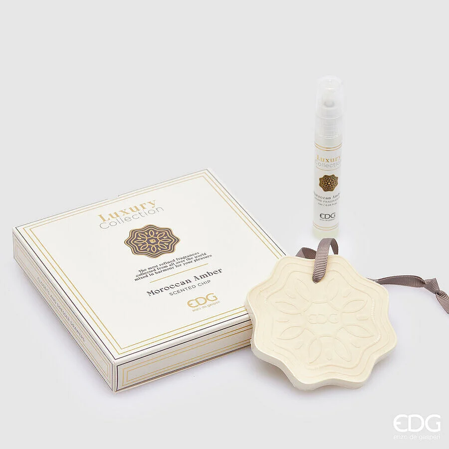 EDG Enzo De Gasperi Gesso Profumato Luxury 4 Ml H 2 Cm D 13 Cm Moroccan Amber