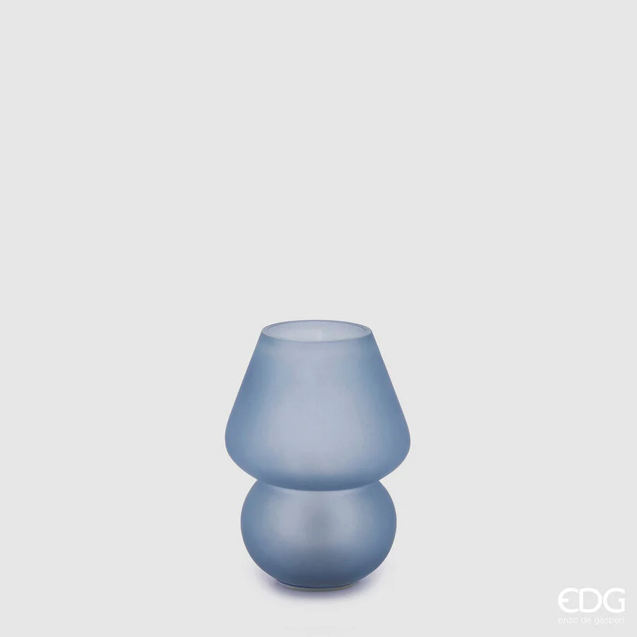 EDG Enzo De Gasperi Lampada Aura da Tavolo Usb Abatjour H 15 Cm D 12 Cm Blue