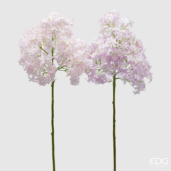 EDG Enzo De Gasperi Lillà Ramo H 95 Cm Rosa e Rosa chiaro 2 Pz