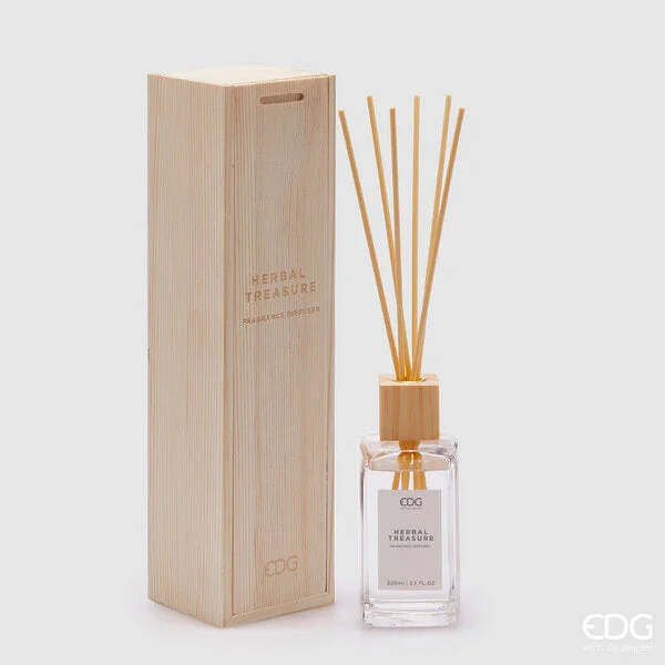 EDG Enzo De Gasperi Profumatore Bottiglia Essential 330 Ml H 16 Cm Herbal Treasure