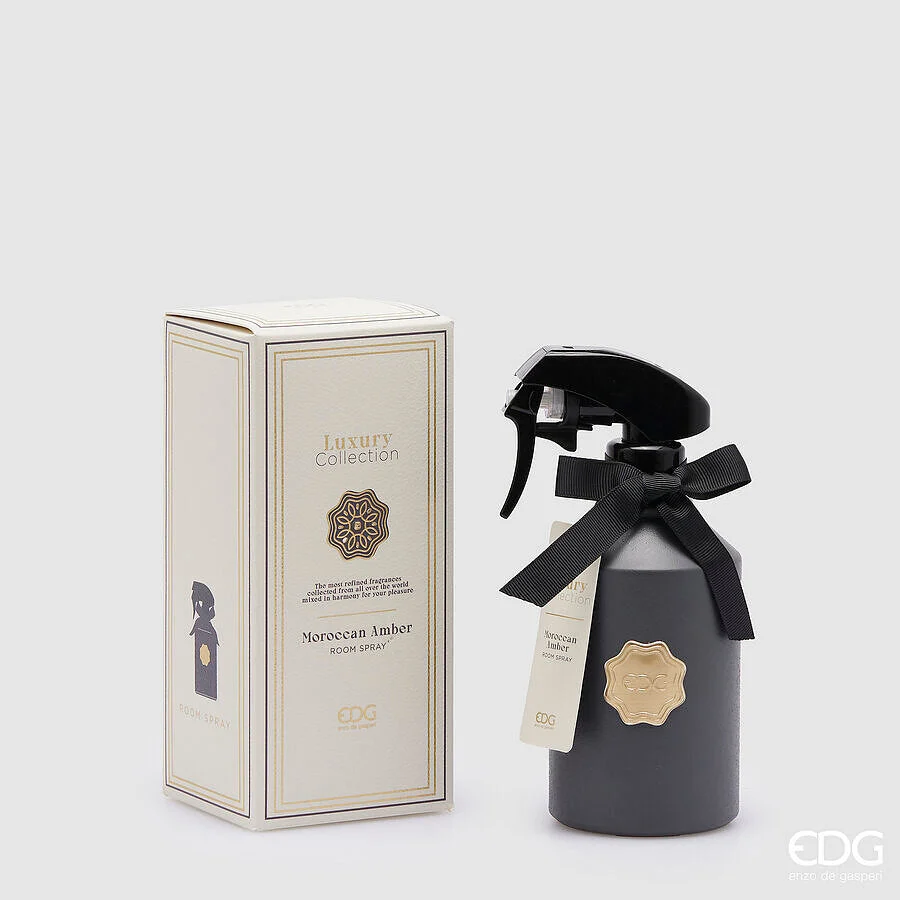 EDG Enzo De Gasperi Profumatore Spray Luxury 280 Ml H 18 Cm D 7 Cm Moroccan Amber