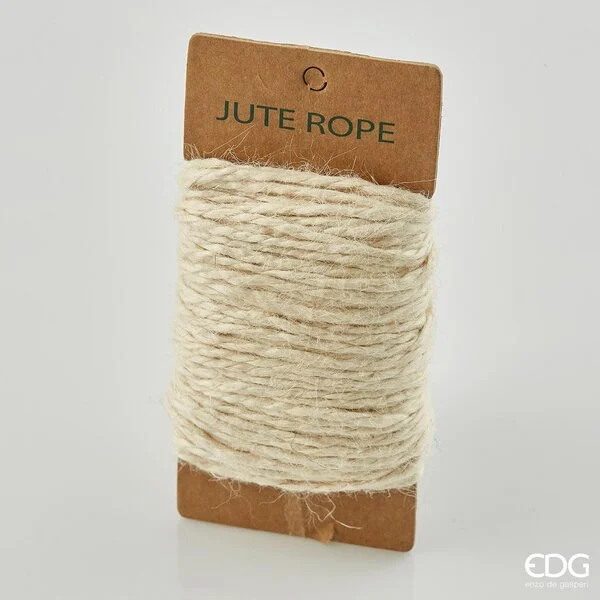 EDG Enzo De Gasperi Spago Iuta D 3 Mm 25 Mt 80 Gr Colore Avorio in Matassa