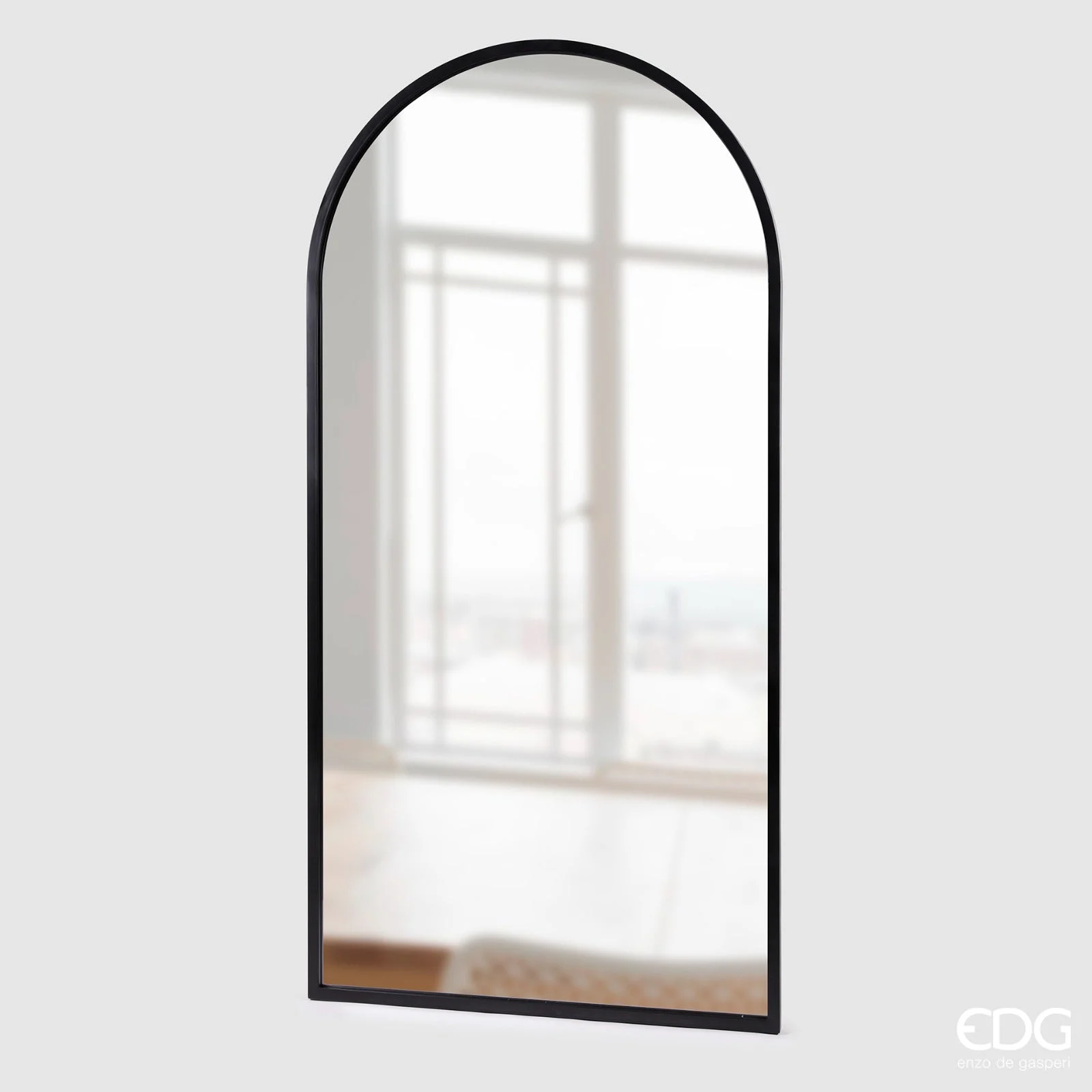 EDG Enzo De Gasperi Specchio Campana H 160 Cm L 80 Cm L 3 Cm Colore Nero