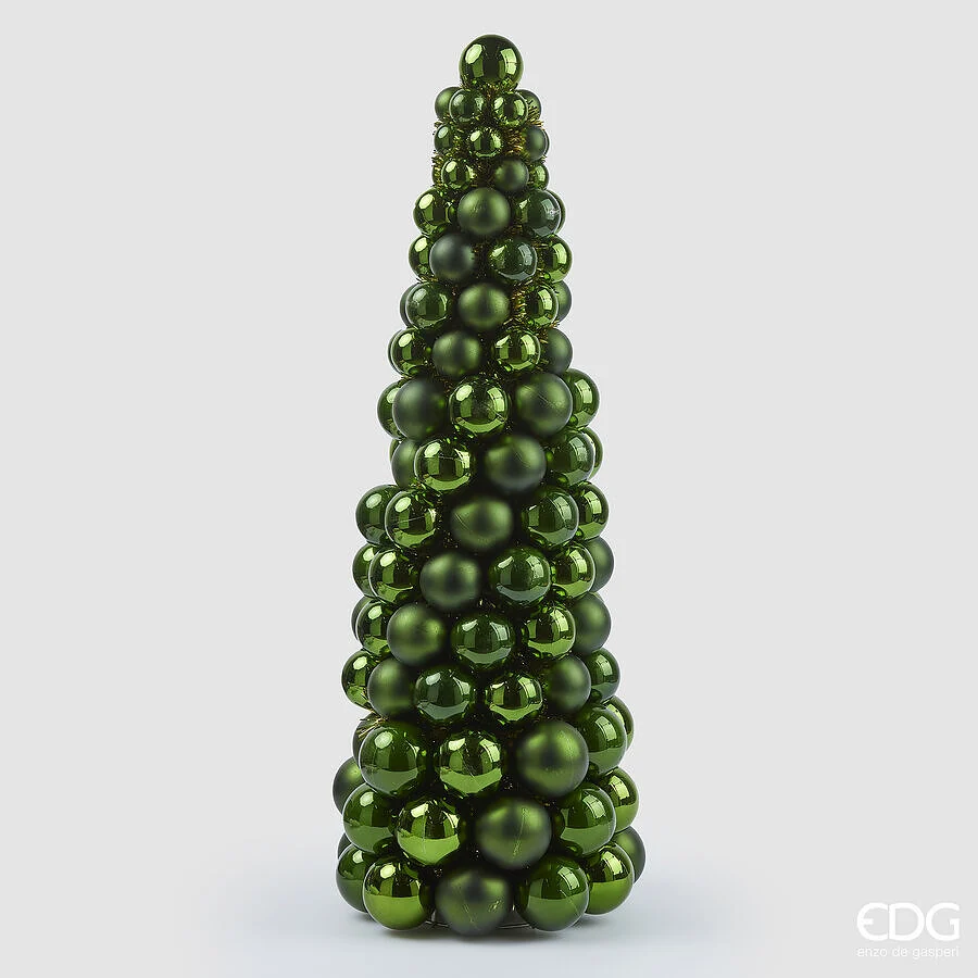 EDG Enzo De Gasperi Topiary Pallemix Cono Natale X120 H 65 Cm D 25 Cm Green