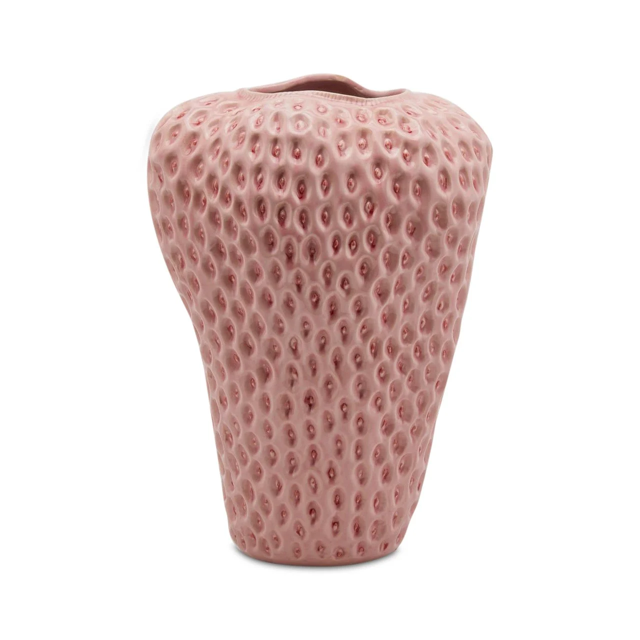 EDG Enzo De Gasperi Vaso Chakra Fragola H 37 Cm D 25 Cm Pale Pink