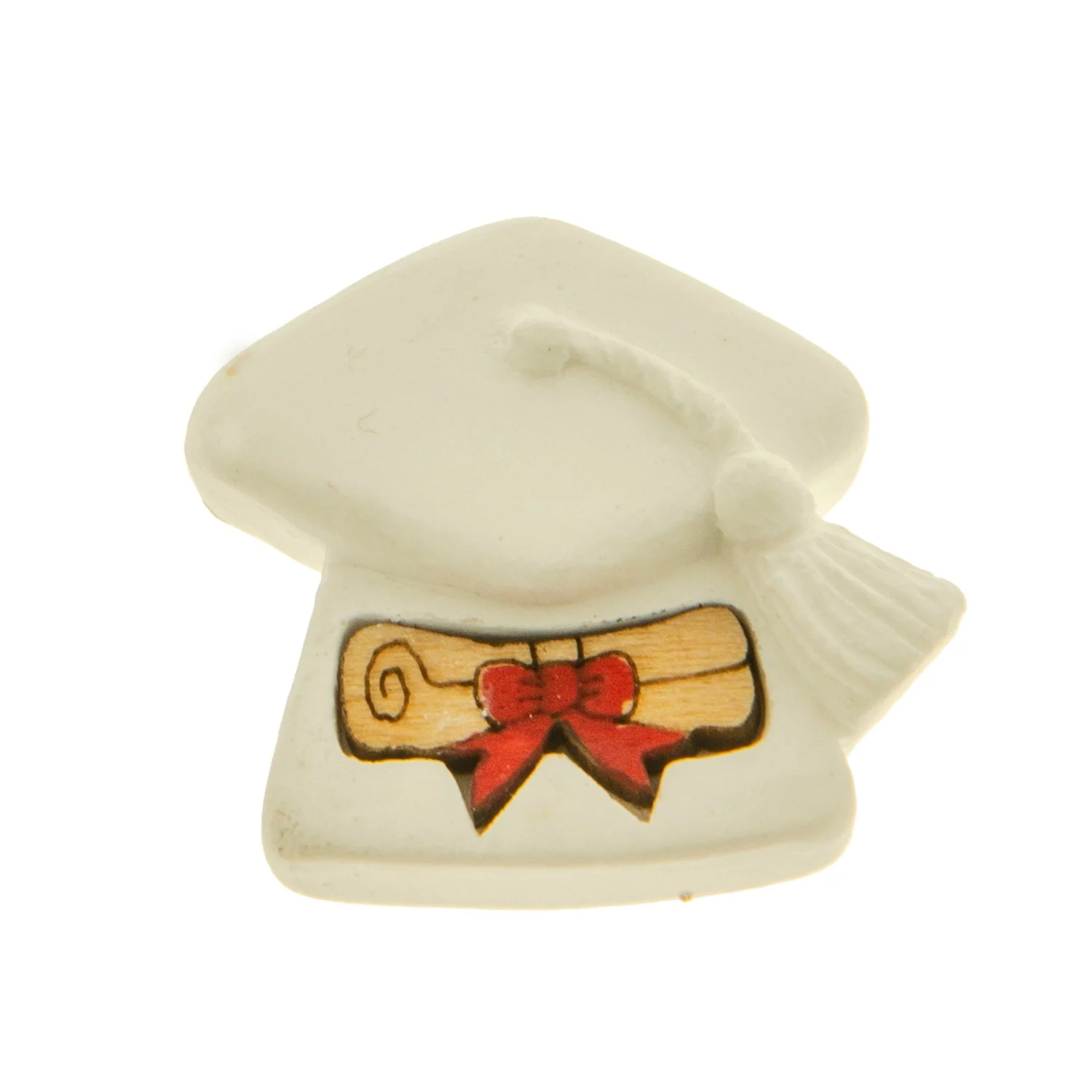 ETM Gesso Cappello Laurea Bomboniera 3 Cm 12 Pz