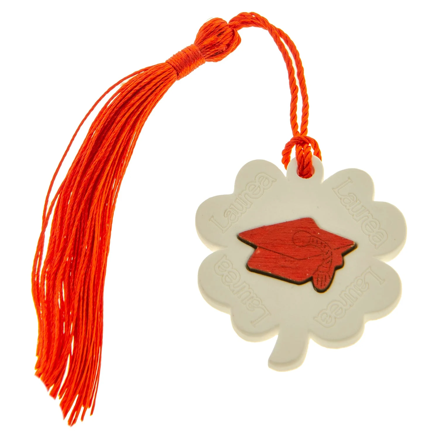 ETM Gesso Laurea Quadrifoglio 4 Cm Nappo Rosso 12 Pz