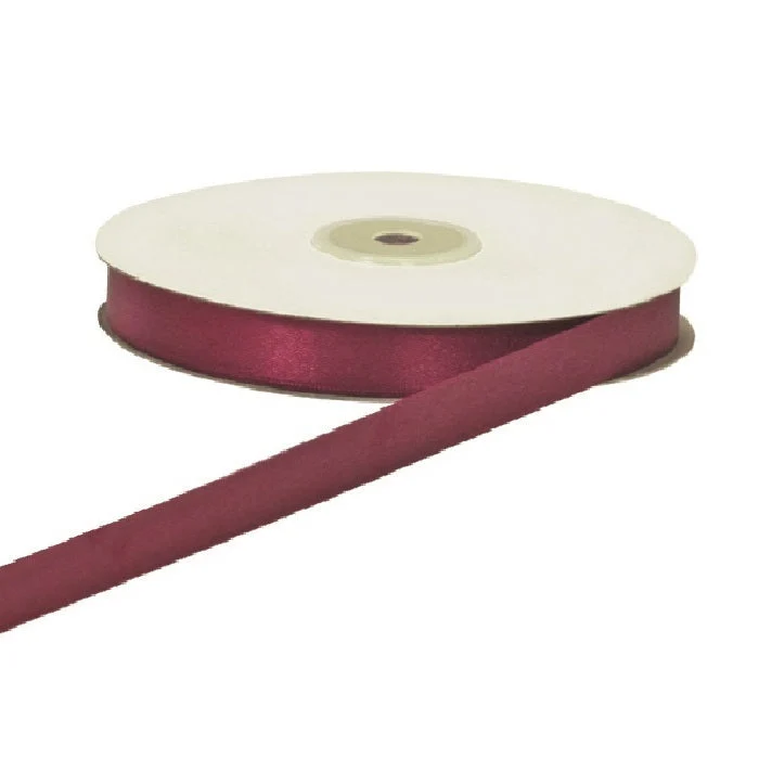 ETM Nastro Doppio Raso 10 Mm 50 Mt Bordeaux