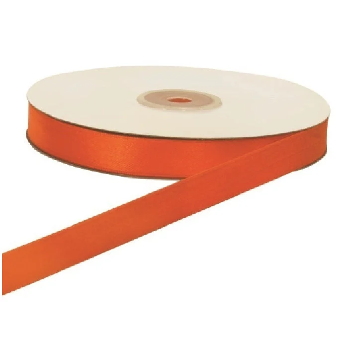 ETM Nastro Doppio Raso 15 Mm 50 Mt Arancione Brillante