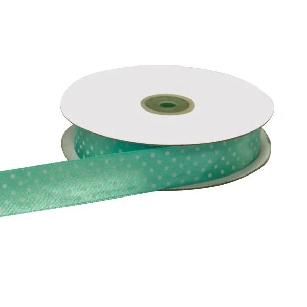 ETM Nastro Doppio Raso Pois 10 Mm 50 Mt Tiffany