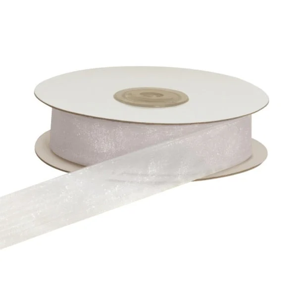 ETM Nastro Organza 10 Mm 50 Mt Bianco