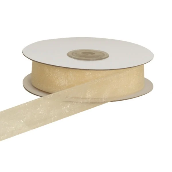 ETM Nastro Organza 6 Mm 50 Mt Avorio