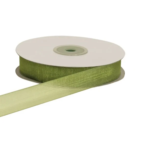 ETM Nastro Organza 6 Mm 50 Mt Verde Oliva