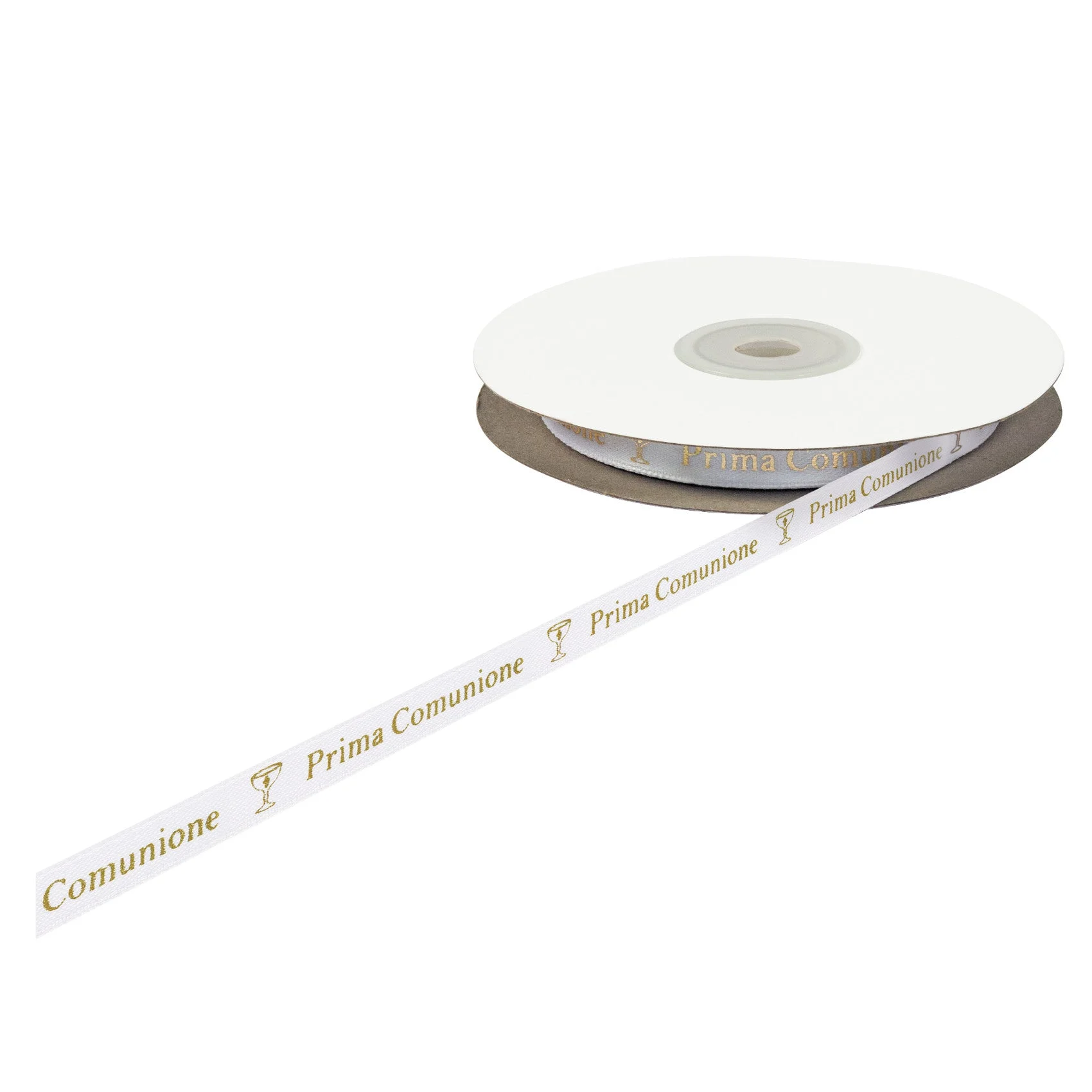 ETM Nastro Scritta Comunione 10 Mm 25 Mt Bianco