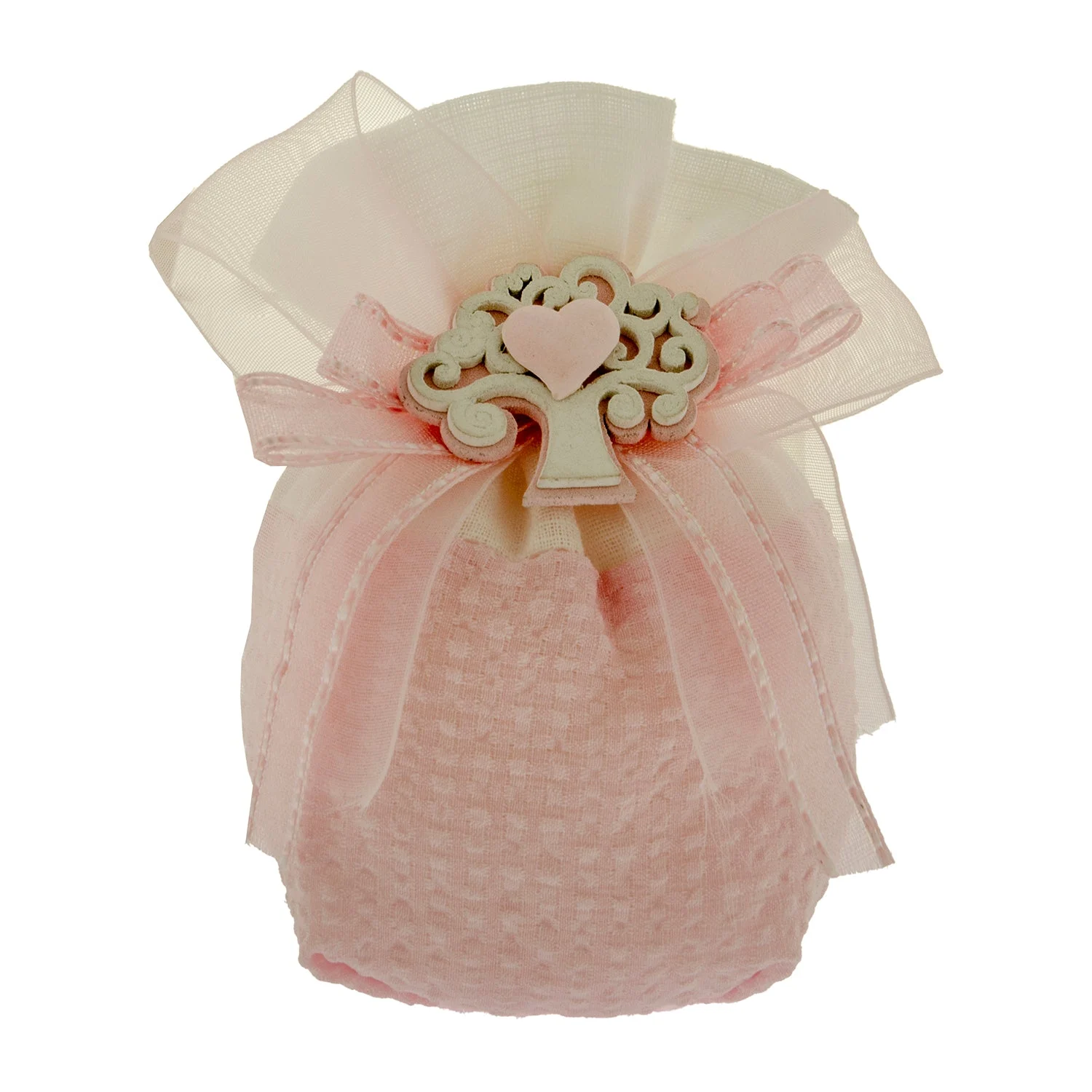 ETM Sacchetto Portaconfetti Bag Quadro 10 Cm Rosa 12 Pz