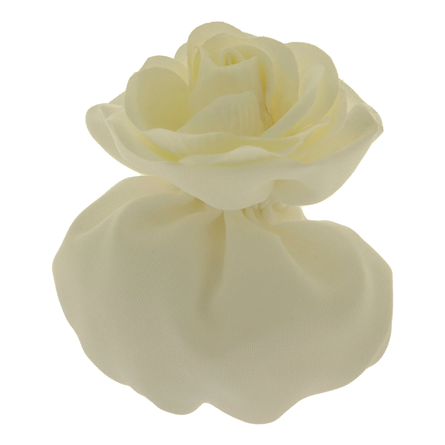 ETM Sacchetto Portaconfetti Flower Ciuffo 13 Cm Crema 12 Pz