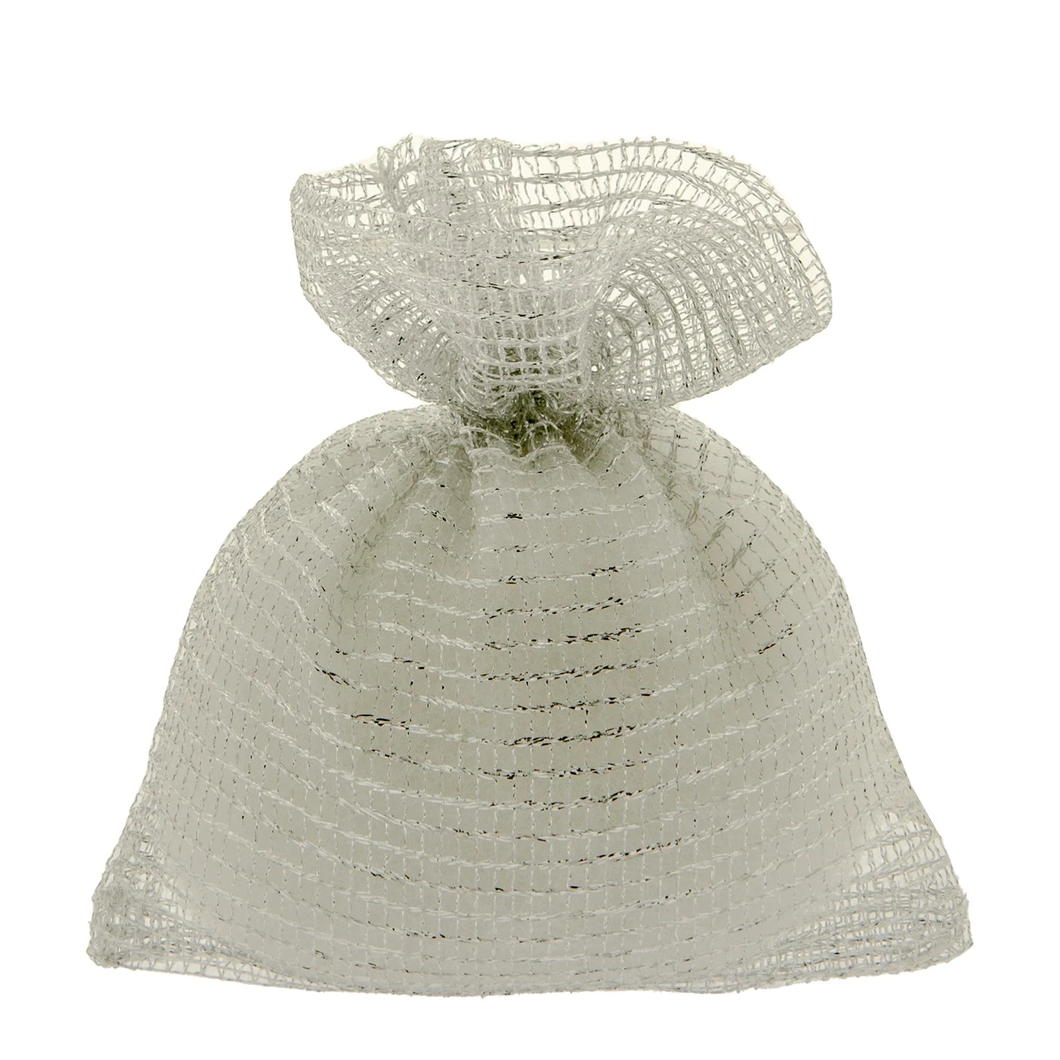 ETM Sacchetto Portaconfetti Scintilla Bag 8 x 10 Cm Silver 12 Pz