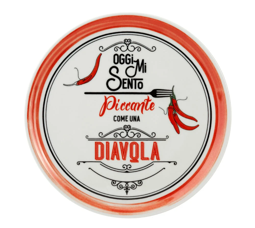 Fade Pizza Set 2 Piatti Diavola D 31 Cm
