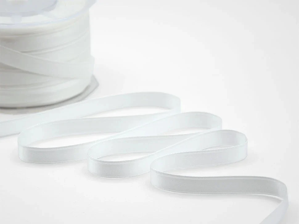 Furlanis Nastro Doppio Raso 10mm Bianco Naturale 100m
