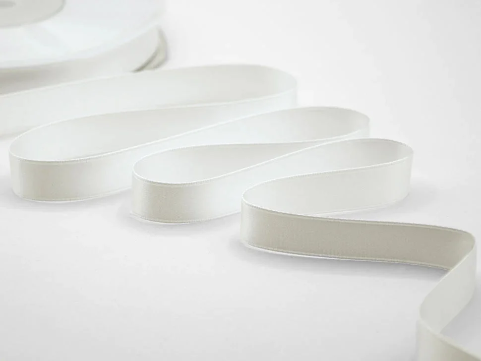 Furlanis Nastro Doppio Raso 16mm Bianco Naturale 50 mt