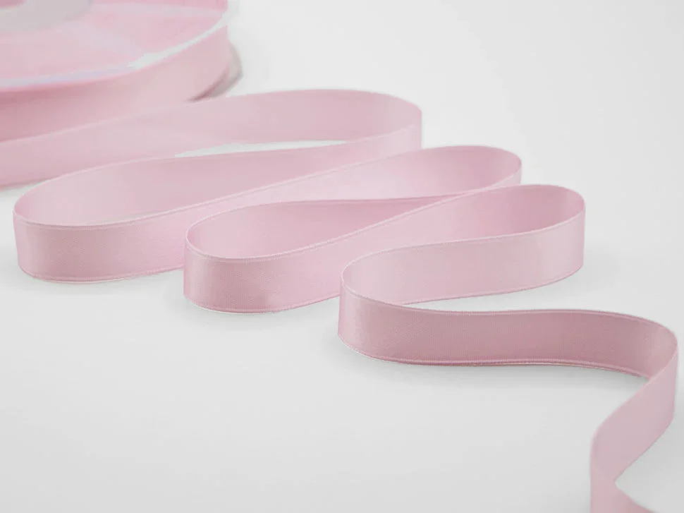 Furlanis Nastro Doppio Raso 16mm Rosa Baby 50mt