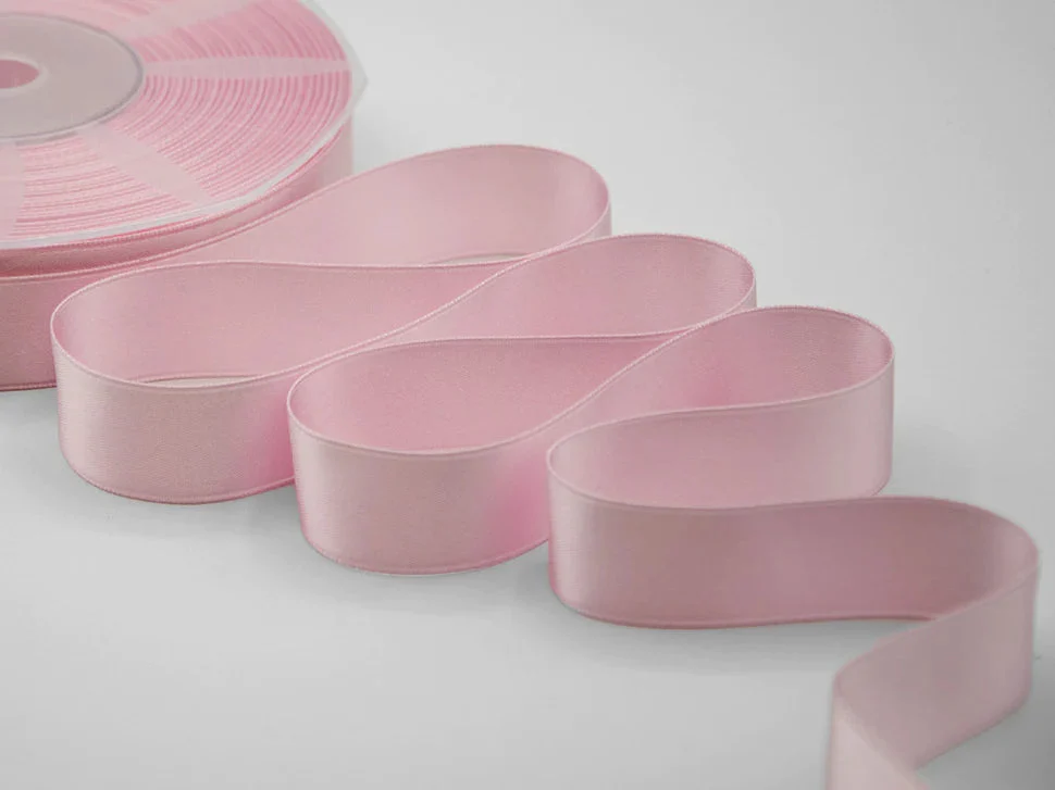 Furlanis Nastro Doppio Raso 25mm Rosa Baby 50mt
