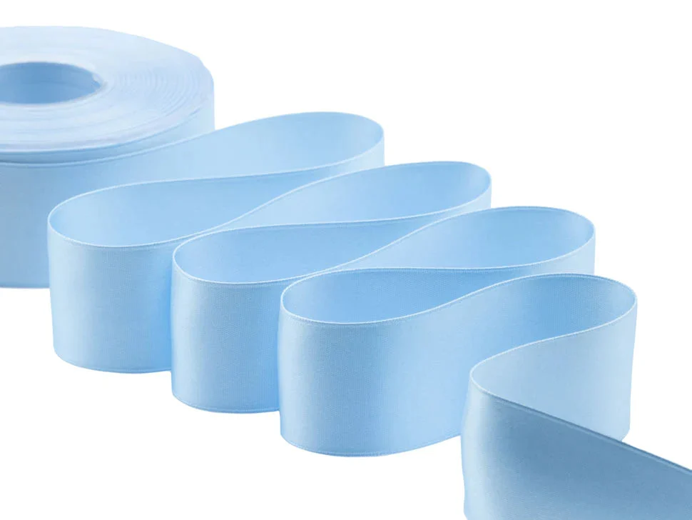 Furlanis Nastro Doppio Raso 40mm Azzurro Baby 25m