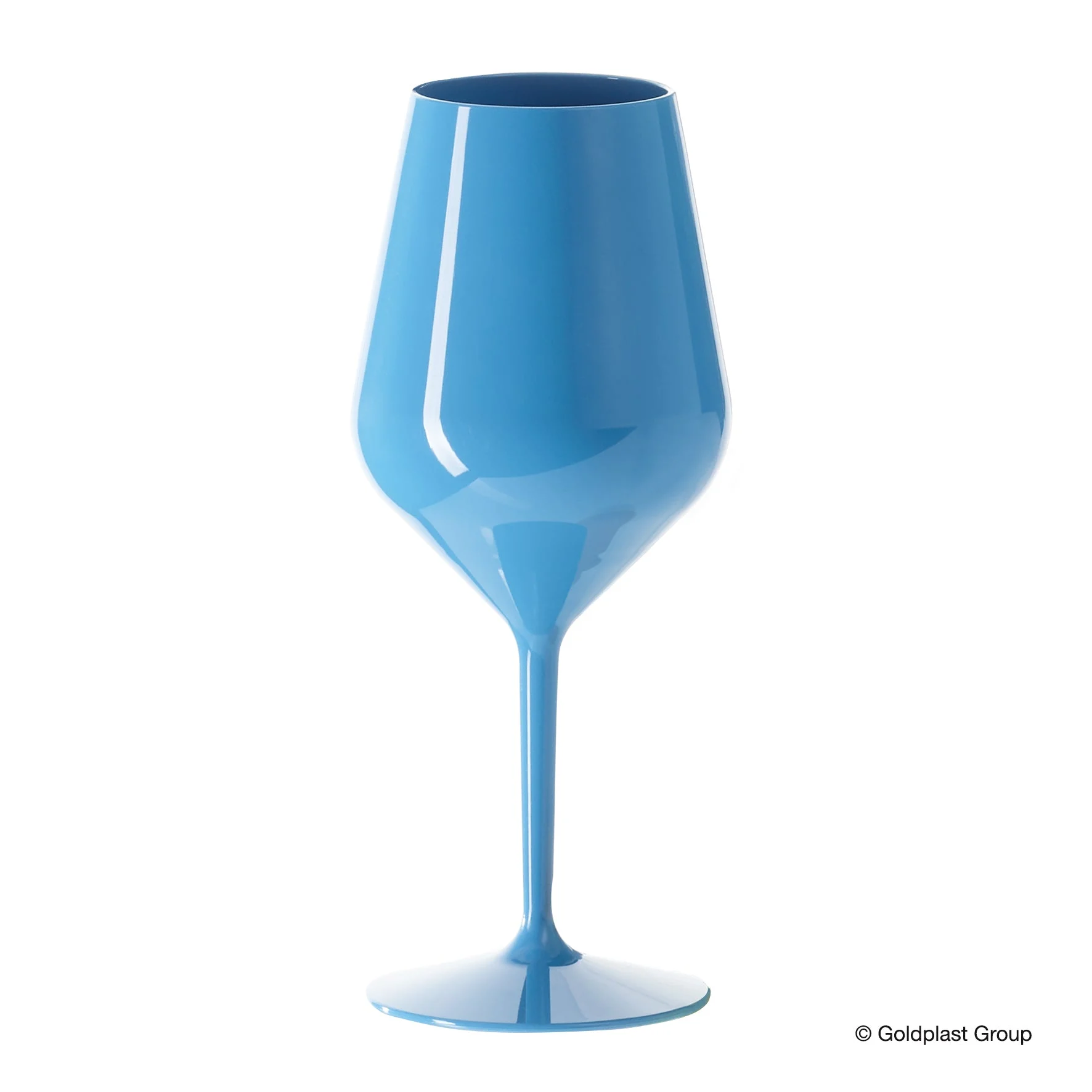 Gold Plast Calice Wine Cocktail 470 Cc Blu Tritan