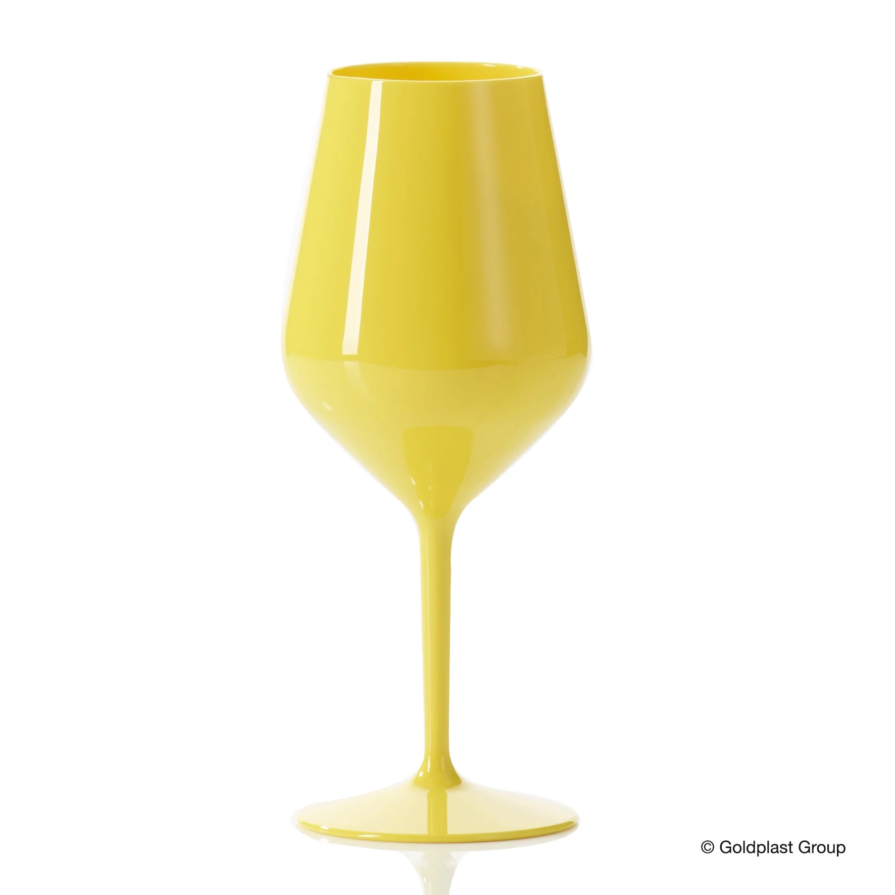 Gold Plast Calice Wine Cocktail 470 Cc Giallo Tritan