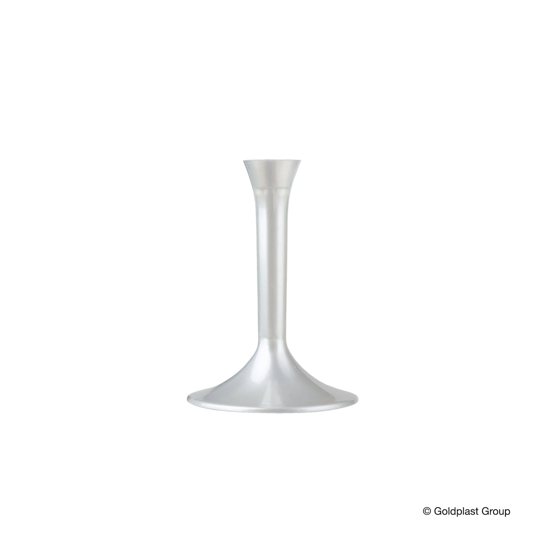 Gold Plast Gambo per Flute o Calice Bianco Perla 20 Pz