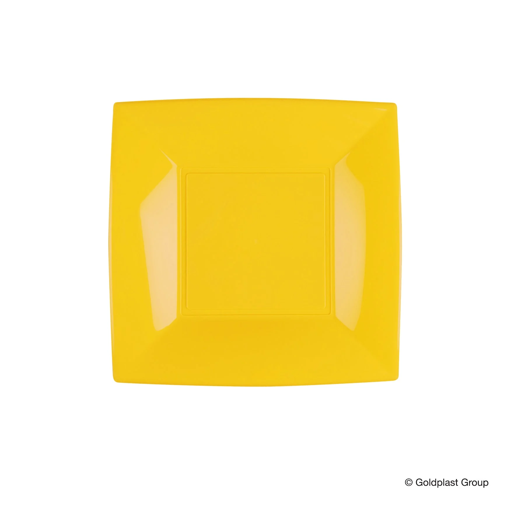Gold Plast Piatto Dessert Nice 180 x 180 Mm Mango 15 Pz