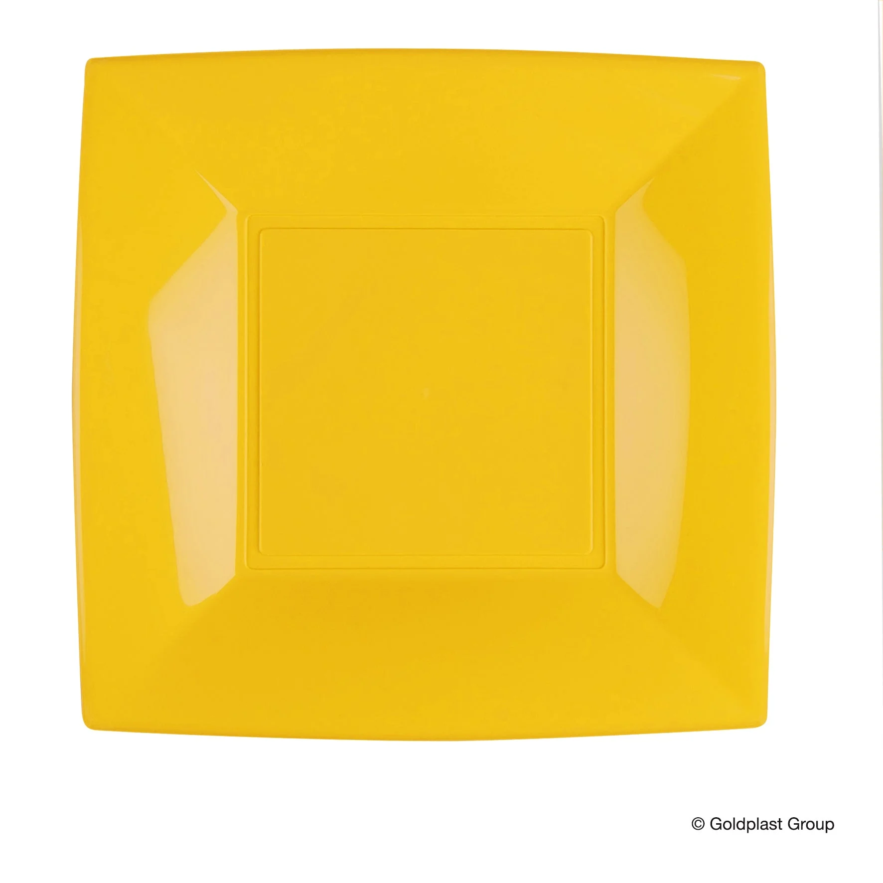 Gold Plast Piatto Piano Nice 230 x 230 Mm 15 Pz Mango