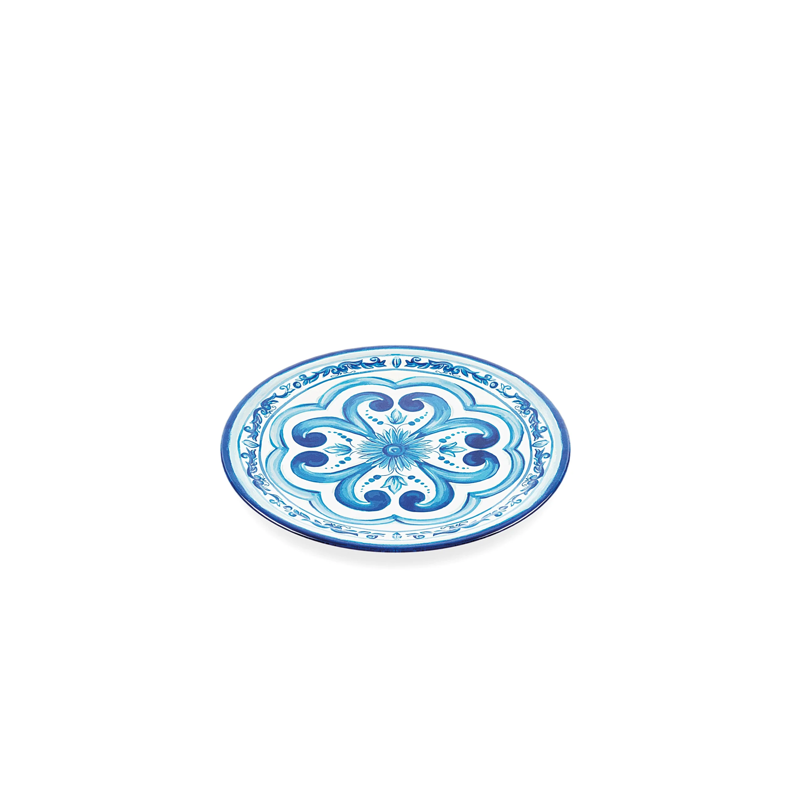 GUZZINI Piatto Piano Decoro Blues Melamina Table Decor